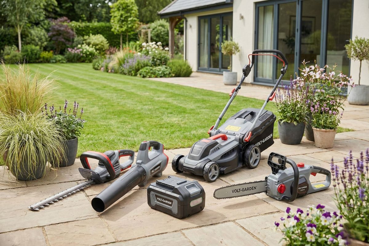 Zestaw narzędzi akumulatorowych do ogrodu system jeden akumulator wybór