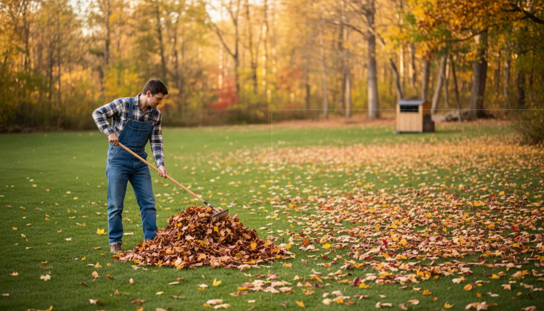 Grabienie liści jesienią i pielęgnacja trawnika – dlaczego to ważne