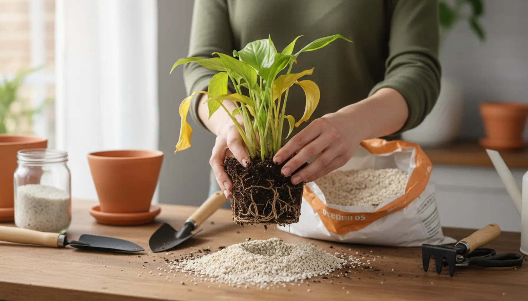 szybkie metody ratowania przelanej rośliny doniczkowej porady krok po kroku
