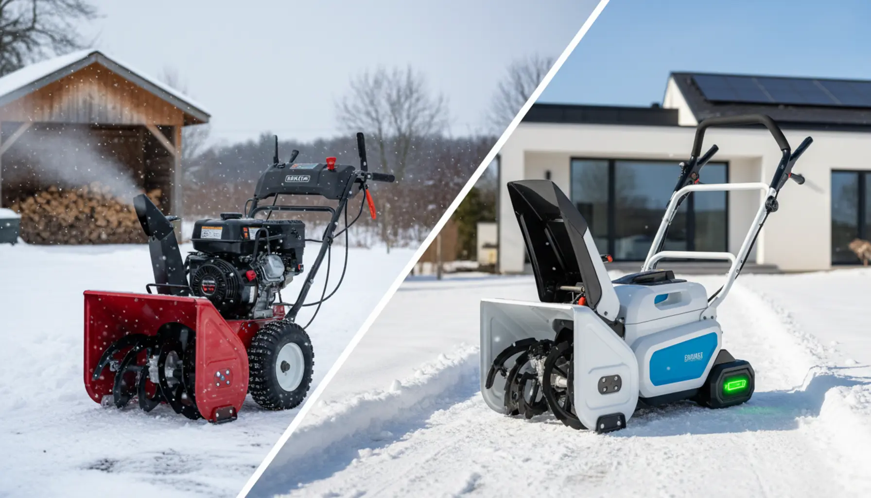 Odśnieżarka spalinowa czy elektryczna porównanie wady zalety opinie do ogrodu