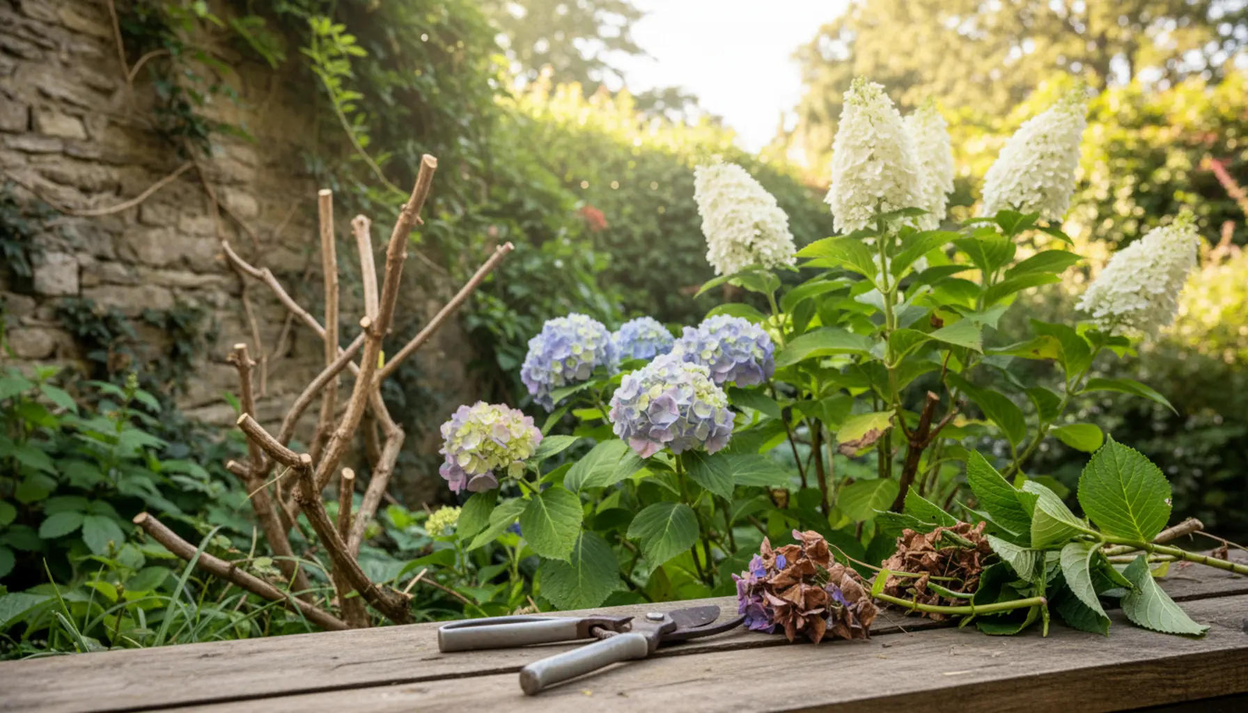 cięcie hortensji kwitnących krzewów praktyczny poradnik do ogrodu